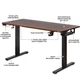 Стіл Mealux PowerDesk Duo Walnut з електрорегулюванням висоти (арт. EVO-242 Duo Walnut /B) - изображение 4