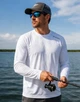 Спортивний сонцезахисний, потовідводний лонгслів/кофта HI-TEC UPF 30 SUN SHIRT L - изображение 1