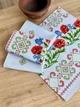 Серветки бавовняні "Сірий мак" 35х35 см (комплект 4 шт.) - изображение 2