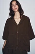 Коричнева сорочка оверсайз Zara 4676/241 - S - изображение 3