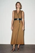 Лляна сукня міді з поясом Zara 8651/379 - L - зображення 6