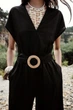 Довгий комбінезон з льону Zara 8570/389 - L - изображение 7