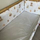 Бортики защита для детской кроватки 120х60 см 4 стороны, Зверята - изображение 5