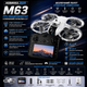 Квадрокоптер M63 WiFi FPV с экраном 4.3", двойная камера, обход препятствий 360°, бесколлекторный дрон - изображение 9