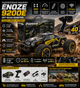Машинка на пульті RC Радіокерована машинка ENOZE 9200E 1:10 позашляховик 4WD до 40 км/год для бездоріжжя з великими колесами - зображення 10
