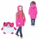 Детская толстовка с балахоном 60 см Huggle Hoodie теплая кофта плед с капюшоном для дома Рост: до 140 см - изображение 2