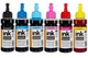 Комплект чорнил ColorWay Epson L800 (6 х 100 мл) BK/С/M/LС/LM/Y (CW-EU800SET01) - зображення 1