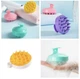 Щетка-массажер для мытья головы силиконовая, розовая NaniBeauty - изображение 7