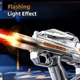 Электрический водяной пистолет автоматический USB-C с LED-подсветкой, аккумуляторный бластер до 9 м, черный - изображение 7