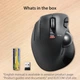 Проводная трекбольная мышь ELECOM EX-G / USB / 1500 DPI / 6 кнопок / Черная (102022038) - Б/У - изображение 9