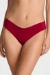 Комплект белья: бюстгальтер push-up и трусики стринг Victoria's Secret 80C/M Бордовый (151456) - изображение 2