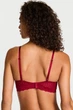 Комплект белья: бюстгальтер push-up и трусики стринг Victoria's Secret 80C/M Бордовый (151456) - изображение 4