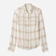 Рубашка женская Gap 235736808 XL Бежевая/Молочная (1159863866) - изображение 5
