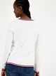 Пуловер женский Tommy Hilfiger 108447313 XL Белый (1159863285) - изображение 2