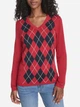 Пуловер женский Tommy Hilfiger 766914862 M Красный (1159863320) - изображение 3