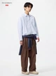 Рубашка женская Uniqlo 491596349 XS Голубая (1159863620) - изображение 2