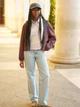 Рубашка женская Uniqlo 491596349 XS Голубая (1159863620) - изображение 8