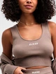 Топ жіночий Guess 366248316 XS Коричневий (1159863696) - зображення 4