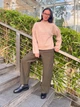 Свитер женский Uniqlo 693143639 2XL Розовый (1159863788) - изображение 6