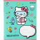 Зошит шкільний Kite Hello Kitty HK22-235, 12 аркушів, коса лінія - изображение 2