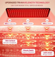 Светодиодная лампа Morfone красной и инфракрасной терапии 660 850 940nm 120 LED для лица и тела черная - изображение 6