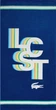 Рушник бавовняний Lacoste пляжний 92х183 см Синій (1159863287) - зображення 1