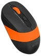 Мышь A4Tech Fstyler FG10S 2000dpi Black+Orange, USB, Wireless, бесшумная - изображение 2