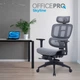 Офісне крісло OfficePro Skyline Footrest OC750-B-DG-DG Black/Dark Gray [167832] - зображення 18