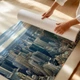 Постер Нью-Йорк, вид с высоты, New York, комнатный декор, A2 40×60 см (id0267) - изображение 3