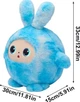 Інтерактивна м’яка іграшка з функцією ШІ BB1882F-89 AI Plush Friend блакитна розумний плюшевий вихованець із LED-очима - зображення 5