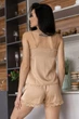 Майка + шорты двойка для сна Пбж1007 Беж, 3XL (52-54) - изображение 2