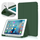 Чохол силіконовий для iPad 10.9 дюйма потрійний складаний з кишенею для ручки темно-зелений - зображення 4