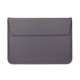 Чехол PU Sleeve Case для MacBook Air 13 дюймов серый силиконовый для защиты и хранения ноутбука - изображение 1