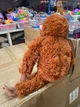 Мягкая игрушка Орангутанг 40 см с липучками на руках и ногах - изображение 3