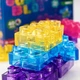 Конструктор из мягкого силикона Magic Gummy Bloc 40 деталей | Сенсорный прозрачный конструктор для детей 3+, эластичные блоки - изображение 4