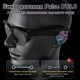 Умные аудиоочки с Bluetooth наушниками Smart Glasses 2 в 1 беспроводные с микрофоном, Черные - изображение 5