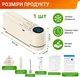 Портативный вакуумный упаковщик для продуктов Vacuum Sealer 818 10Вт вакууматор ручной бытовой бежевый - изображение 2