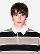 Поло длинное мужское Armani Exchange 662262463 M Синее с бежевым (1159863935) - изображение 4