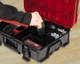 Кейс для инструмента Einhell E-Case S-F Красный пластиковый 9.5×42×28 см с разделителями для хранения и транспортировки инструмента (4540020) - изображение 3