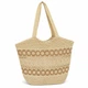 Жіноча пляжна сумка LUNA 2632 Boho Style плетена з рафії з підкладкою - зображення 1