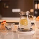 Чайник из боросиликатного стекла Teabloom OneTouch 2-в-1 с крышкой-фильтром из нержавеющей стали - изображение 5