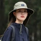 Шляпа-панама с широкими полями с сеточкой для вентиляции и защитой для шеи. Хаки. Отдых, туризм, рыбалка - изображение 3