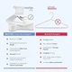 Пластиковые плечики Neaties, Белая стандартная пластиковая вешалка для одежды с крючками - изображение 2
