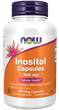 Now foods inositol capsules 500 mg 100 капсул, now инозітол 500 мг - зображення 1