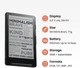 Електронна книга XTEINK X4 E-Book Reader 4.3 дюймів 220ppi Глобальна версія Black - зображення 2