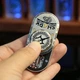 EDC Фиджет игрушка 3в1 спинер Акула с Трезубцем слайдер магнитный Fidget Toy антистресс (черный с золотым) - изображение 10