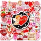 Набор наклеек Любовь Love Valentine's Day 50 шт - изображение 1
