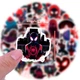 Набор наклеек Человек-паук Майлз Моралес Spider-Man Miles Morales 50 шт - изображение 4