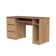 Стол компьютерный СК2 3Я SENAM 780х1400х600 мм ДСП Дуб Крафт Золотой - изображение 3