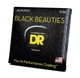 Струни для акустичної гітари DR Strings Black Beauties Acoustic - Medium (13-56) - зображення 2